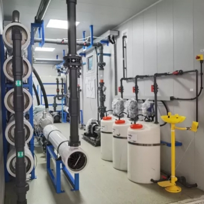 科(kē)倫坡發電(diàn)廠(chǎng)集裝箱式反滲透海(hǎi)水(shuǐ)淡化(huà)系統